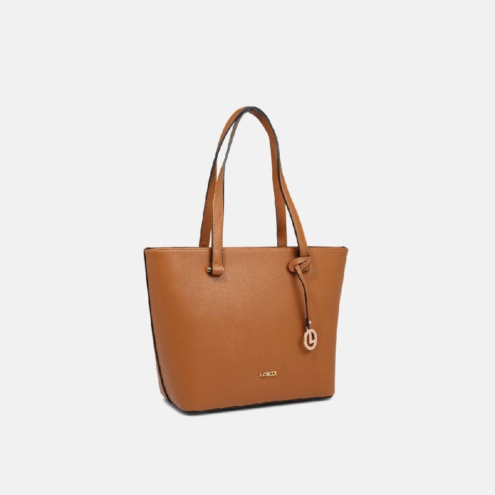 L. Credi Filippa Shopper cognac Im Verkauf