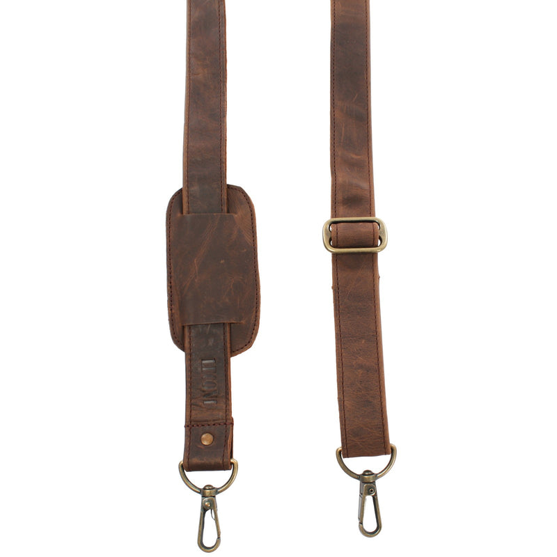Leconi Trageriemen Leder schlamm breit 150cm LEC-R3 Vatertagsangebot