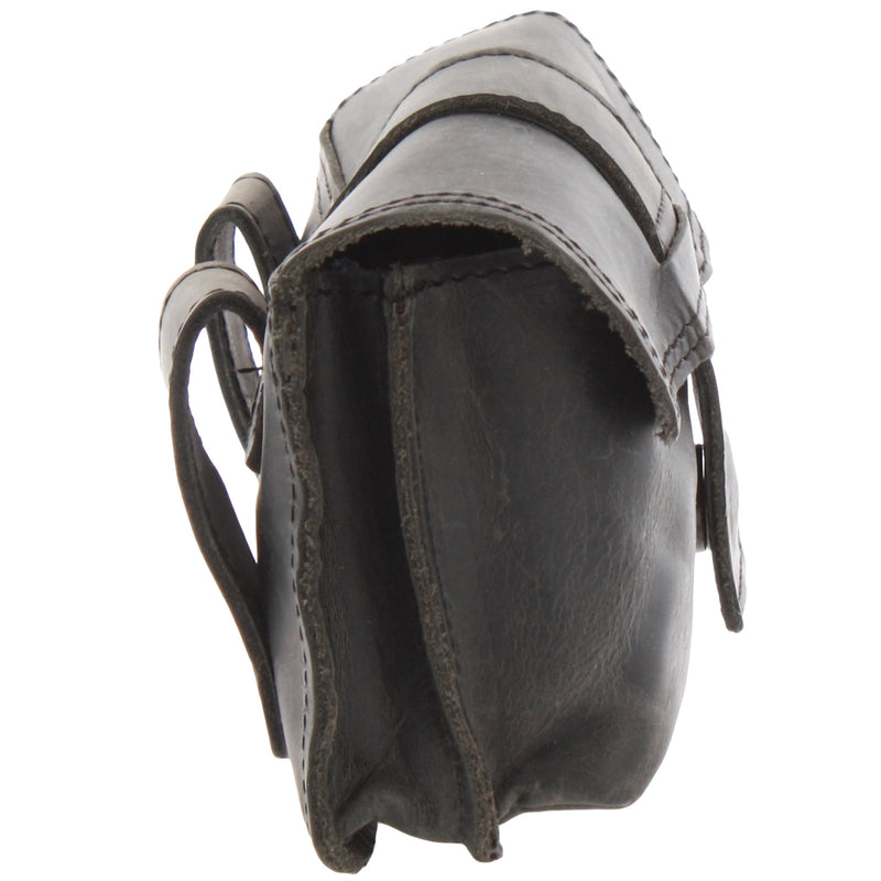 Leconi Gürteltasche Bauchtasche Hüfttasche Damen Herren Rindsleder grau LE9005 Sonderangebote