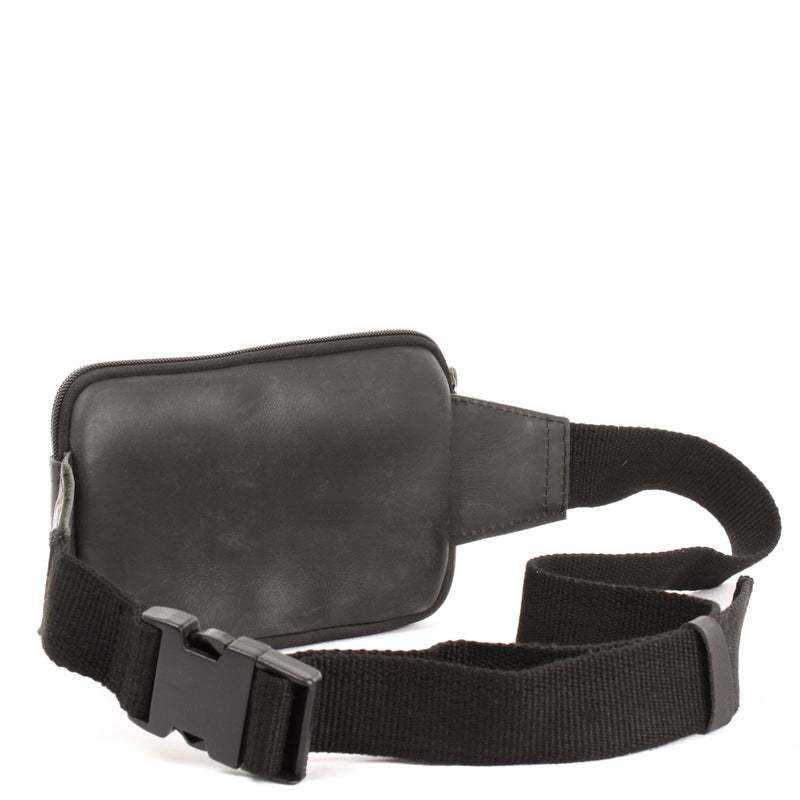 Leconi Gürteltasche Bauchtasche Hüfttasche Festivaltasche Büffelleder schwarz LE9015 Riesige Ersparnisse