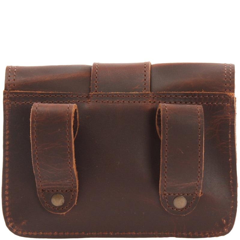 Leconi Gürteltasche Bauchtasche Hüfttasche Damen Herren Rindsleder braun LE9005 Begrenzte Freigabe
