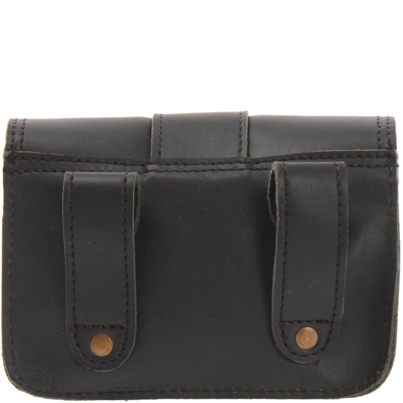 Leconi Gürteltasche Bauchtasche Hüfttasche Damen Herren Leder schwarz LE9005 Neueste Stile