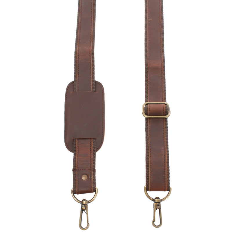 Leconi Trageriemen Leder braun 115cm LEC-R1 Letzte 2 Tage