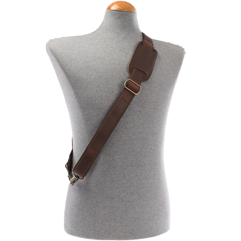 Leconi Trageriemen Leder braun 115cm LEC-R1 Letzte 2 Tage