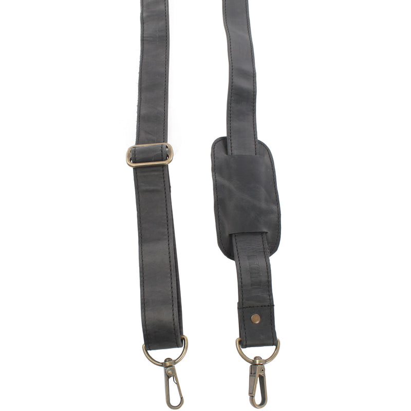 Leconi Trageriemen Leder grau breit 150cm LEC-R3 Sonderangebot der Fabrik