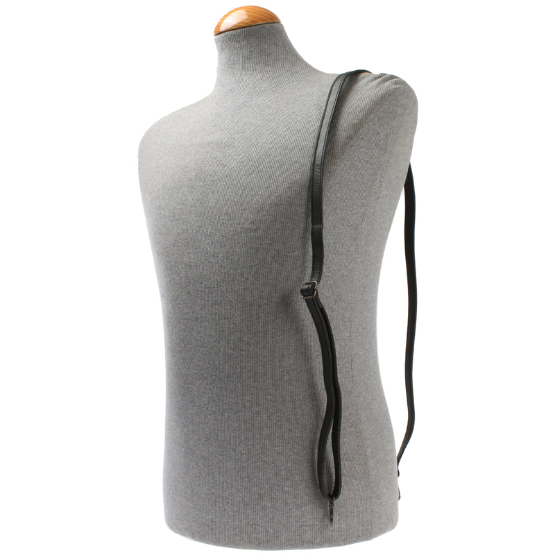 Leconi schmaler Trageriemen Schultergurt Leder 1,6cm x 150cm schwarz LEC-R8 Bis zu 55% Rabatt