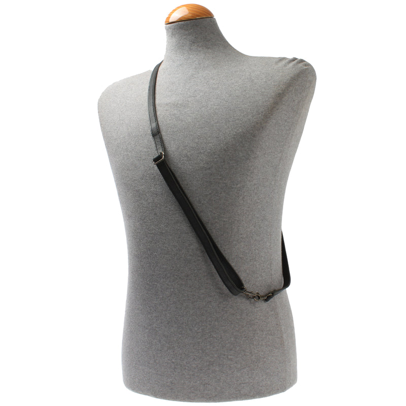 Leconi schmaler Trageriemen Schultergurt Leder 1,6cm x 150cm schwarz LEC-R8 Bis zu 55% Rabatt