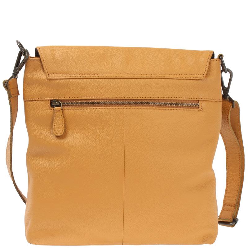 Leconi Umhängetasche Ledertasche Damen Schultertasche Leder senf LE3073 Online Shopping