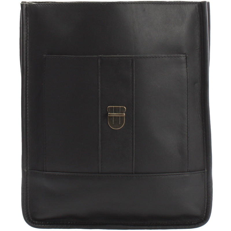 Leconi Freizeitrucksack Lederrucksack Cityrucksack Leder schwarz LE1030 Nur für heute