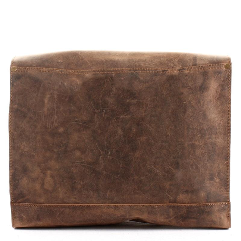 Leconi Messenger Bag Aktentasche Damen Herren Leder vintage braun LE3054 Bis zu 55% Rabatt