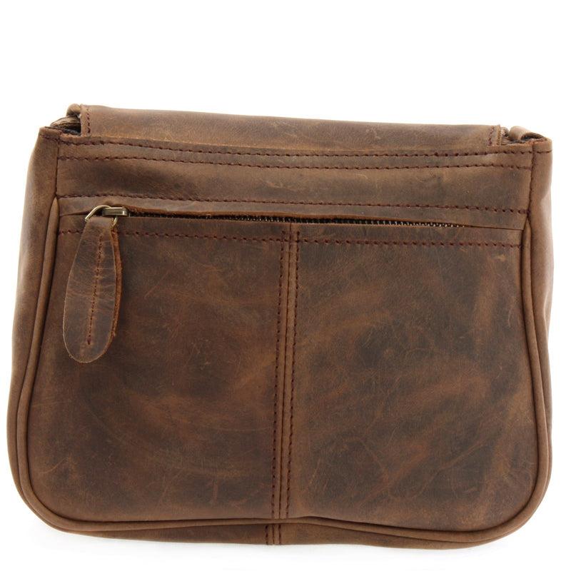Leconi kleine Umhängetasche Damentasche Leder schlamm LE3047 Osterangebot