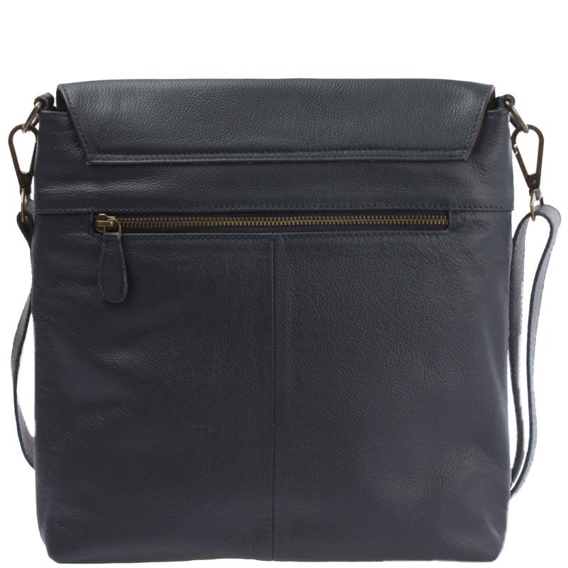 Leconi Umhängetasche Ledertasche Damen Schultertasche Leder navy LE3073 Begrenzte Freigabe