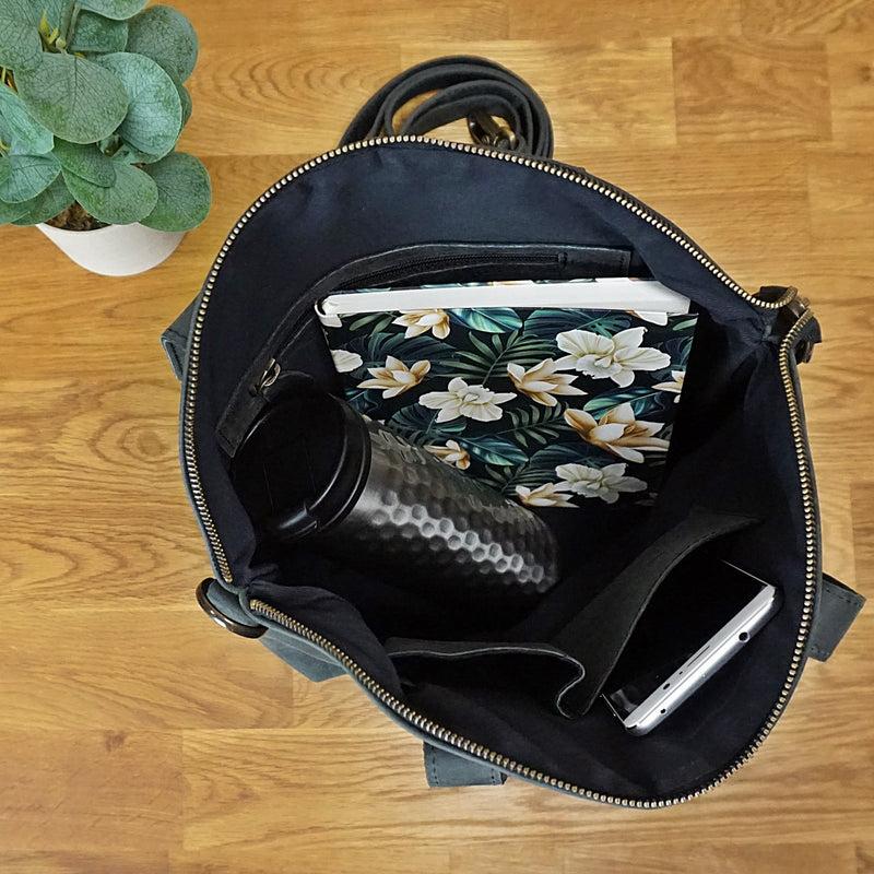 Leconi Shopper Schultertasche Damen Handtasche Ledertasche Henkeltasche Leder grau LE0060 Bis zu 50% Rabatt