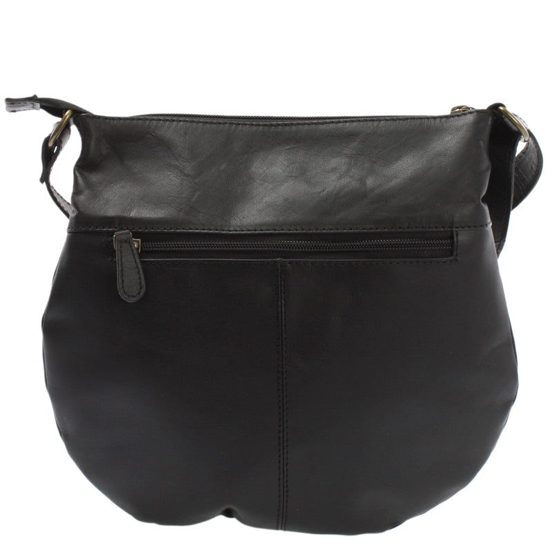Leconi B-Ware kleine Umhängetasche Ledertasche Damentasche Schultertasche Leder schwarz LE0070 Online