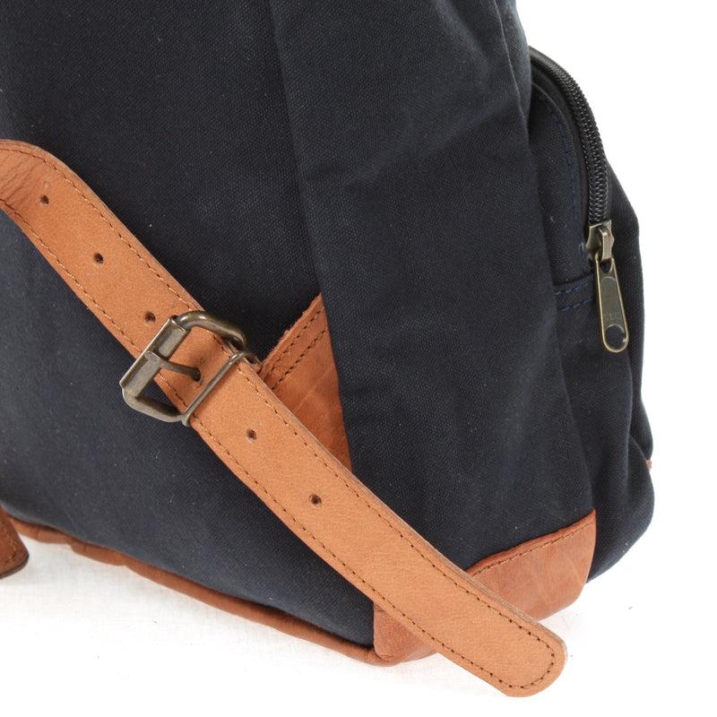 Leconi B-Ware Canvasrucksack kleiner Freizeitrucksack Damen Herren Canvas navy LE1028 Hotsell