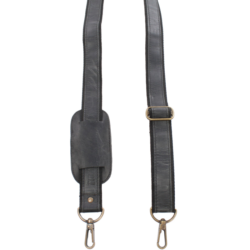 Leconi Trageriemen Leder grau 115cm LEC-R1 Flash Sale