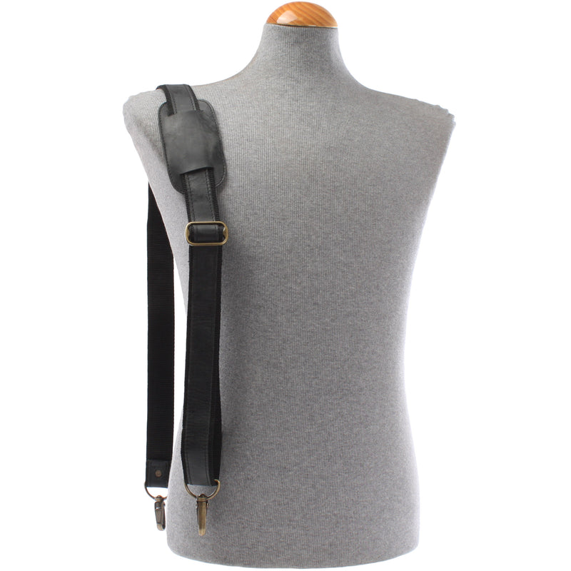 Leconi Trageriemen Leder grau 115cm LEC-R1 Flash Sale