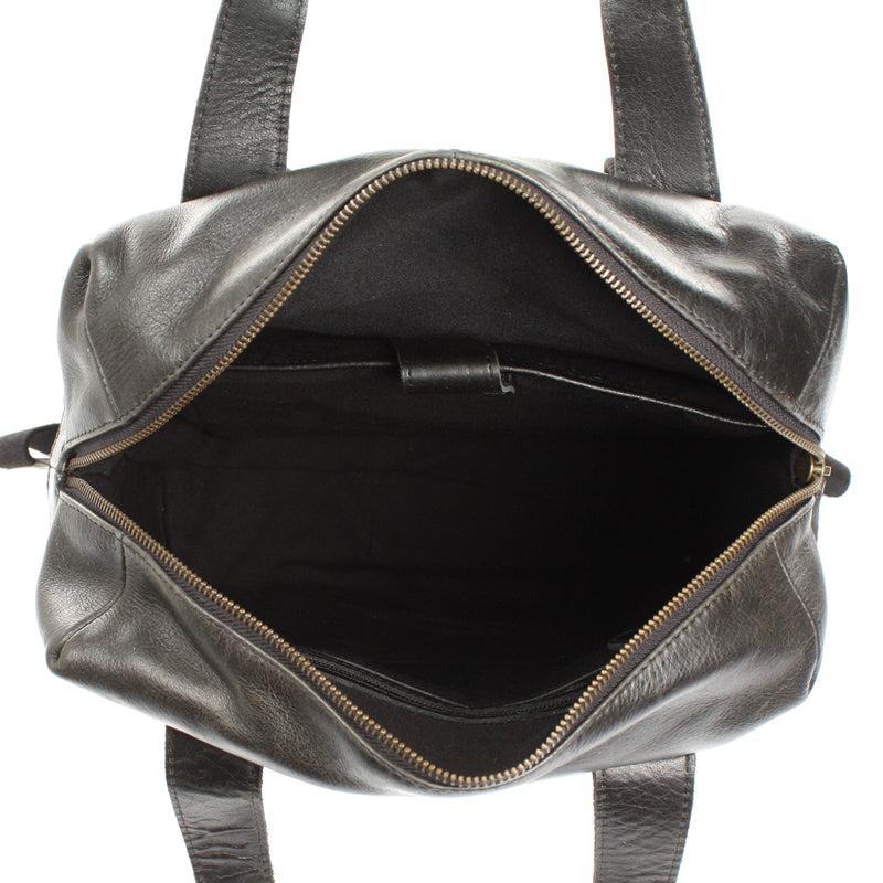 Leconi großer Rucksack Lederrucksack Freizeitrucksack Damen Herren Leder schwarz LE1020 Discount Store für neue Produkte