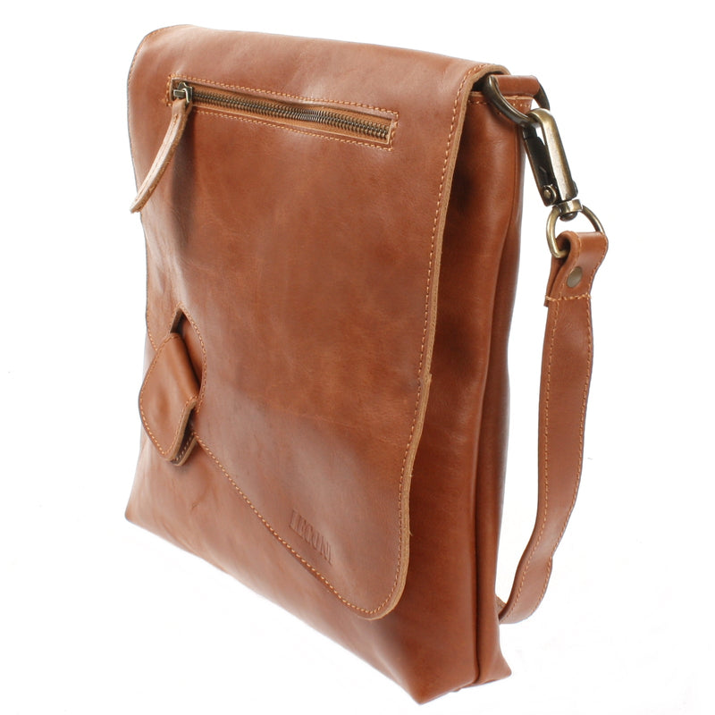 Leconi Umhängetasche Ledertasche Damen Schultertasche Leder cognac LE3027 Rabatte dieses Monats