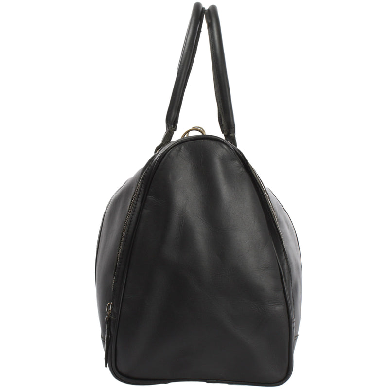 Leconi Reisetasche Weekender Sporttasche Ledertasche Damen Herren Leder schwarz LE2017 Angebote
