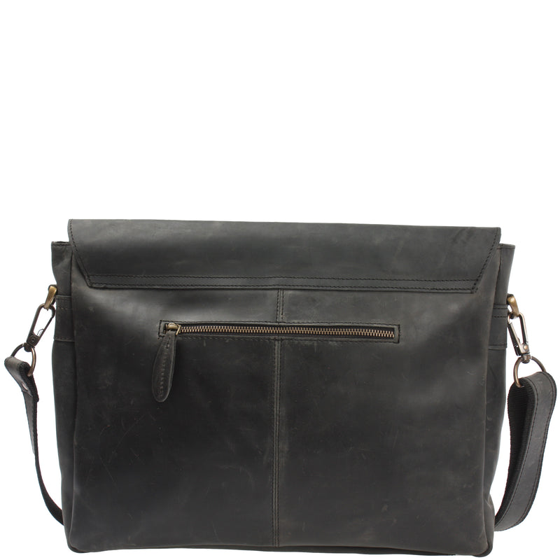 Leconi Messenger Bag Collegetasche DIN A4 Kuriertasche Leder grau LE3032 Fabrik Onlineshop