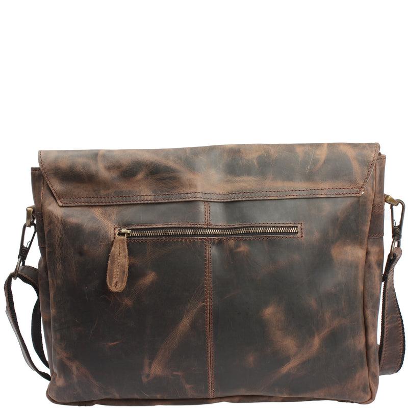 Leconi Messenger Bag Collegetasche DIN A4 Kuriertasche Leder schlamm LE3032 Exklusive Angebote