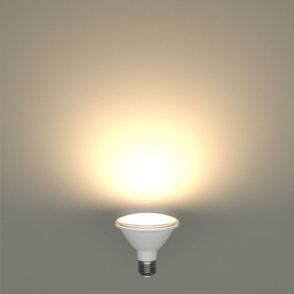 E27 LED Leuchtmittel, PAR38 kurzer Hals, 14,9 W, 41°, Reflektorspiegel (silber) (Lichtfarbe, Farbe wählbar) Top Angebot
