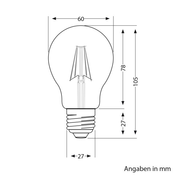 E27 LED Leuchtmittel, A60, warmweiß (2600 K), 7,5 W, 839lm, Kopfspiegel (roségold) Zeitlich begrenztes Angebot