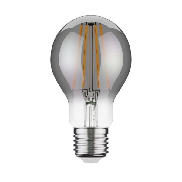 E27 LED Leuchtmittel, A60, extra warmweiß (1800 K), 7,5 W, 370lm, Rauchglas Tägliche Deals