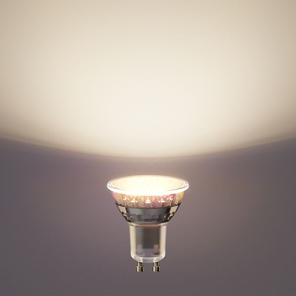GU10 LED Leuchtmittel, PAR16, 2,4 W, 119°, Reflektorspiegel (silber) (Lichtfarbe wählbar) Letzte 3 Tage