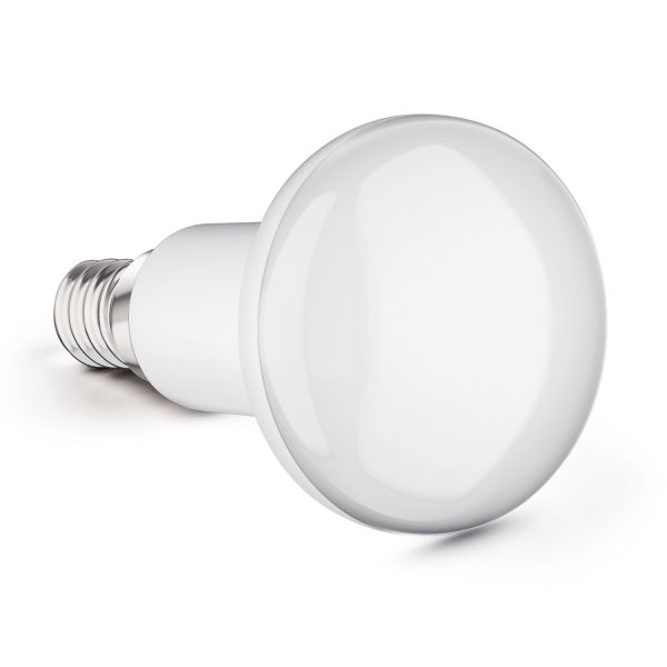 E14 LED Leuchtmittel, R50, warmweiß (2700 K), 6,2 W, 608lm, 116°, 3-Stufen-Dimmer, matt Letzter Tag