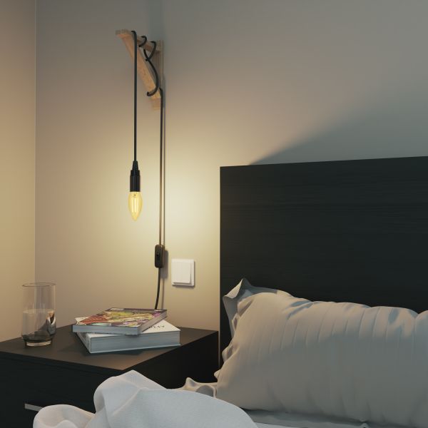 E14 LED Leuchtmittel, Kerze, extra warmweiß (2500 K), 4,1 W, 458lm, goldfarben Bis zu 55% Rabatt