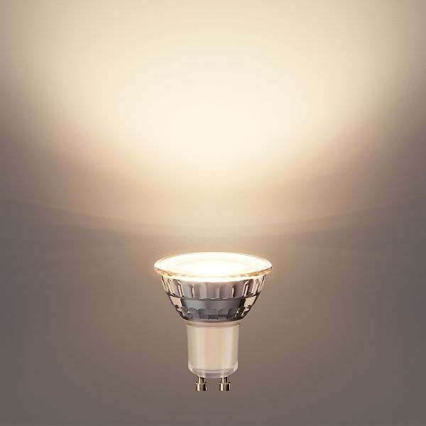 GU10 LED Leuchtmittel, PAR16, warmweiß (2800 K), 7,6 W, 1 103 lm, 33° Reflektorspiegel (silber) EEK C Nur noch ein Tag übrig