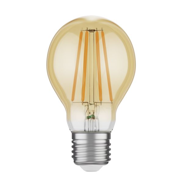 E27 LED Leuchtmittel, A60, extra warmweiß (2400 K), 7 W, 778lm, 3-Stufen-Dimmer, goldfarben 50% Rabatt mit kostenlosem Versand