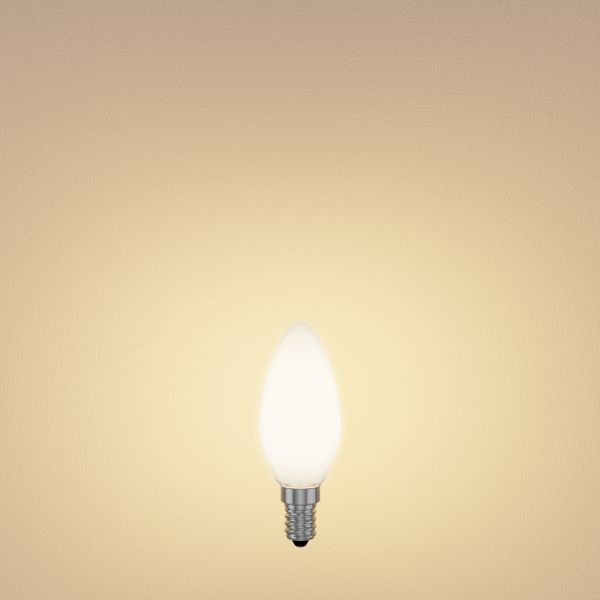 E14 LED Leuchtmittel, Kerze, warmweiß (2700 K), 4,3 W, 424lm, gefrostet Black Friday Preise