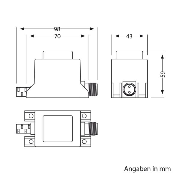 10W LED Trafo-Netzteil/Transformator für Stecksystem NEMO, Stecker, 12V AC, schwarz, IP65 Angebote