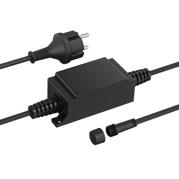 12W LED Netzteil für Stecksystem DOP, Stecker, 12V DC, schwarz, IP67 Günstiger Verkauf