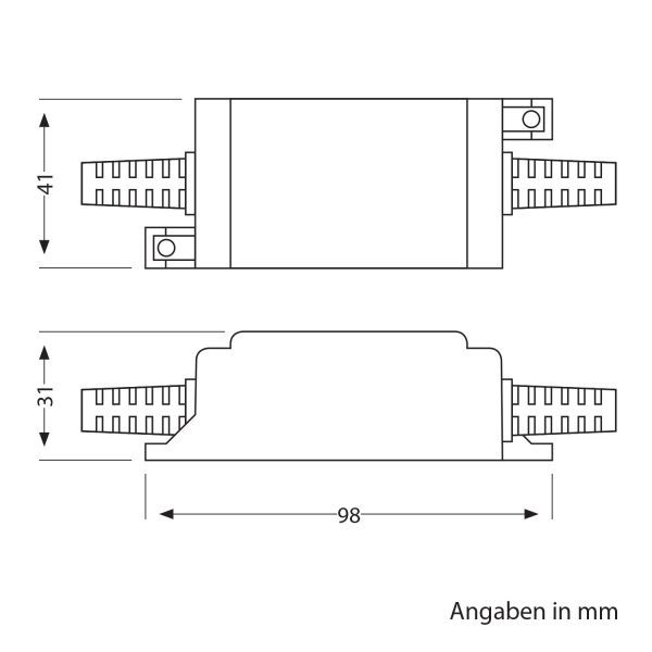 12W LED Netzteil für Stecksystem DOP, Stecker, 12V DC, schwarz, IP67 Günstiger Verkauf