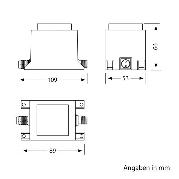 40W LED Trafo-Netzteil/Transformator für Stecksystem NEMO, Stecker, 12V AC, schwarz, IP68 Fabrikverkauf
