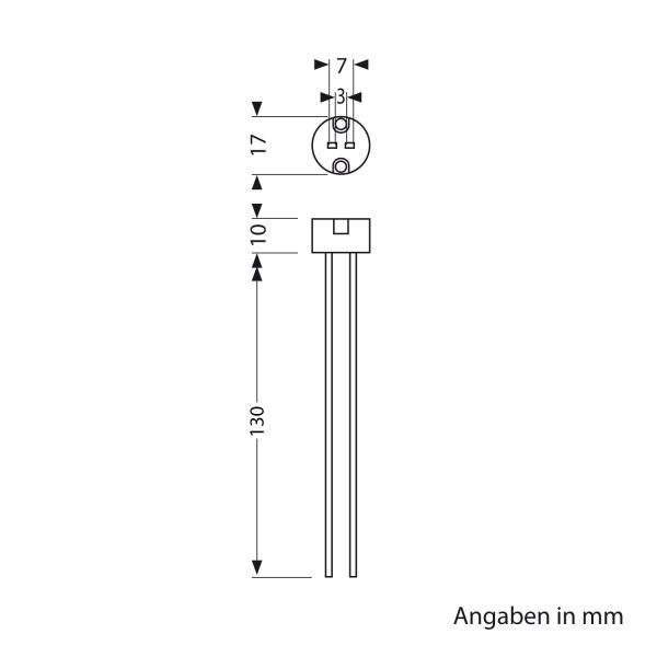 GU5.3/G4 Fassung, Keramik, weiß, 12V AC, max. 25W Rabatt