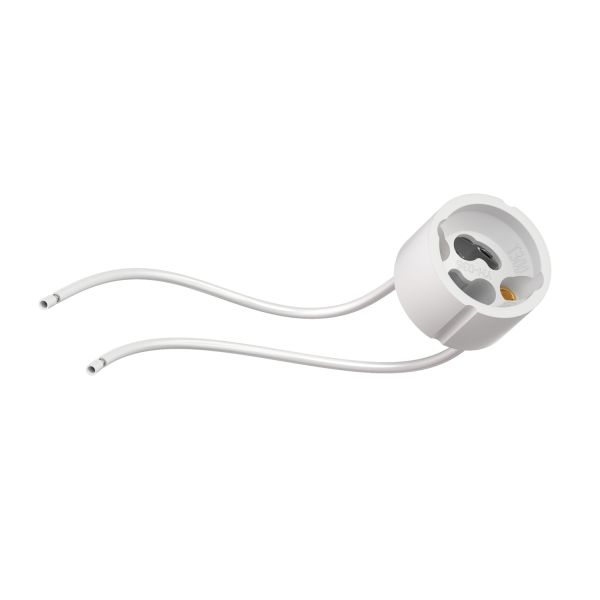 GU10 Fassung, Keramik, weiß, 230V AC, max. 25W Exklusivangebot