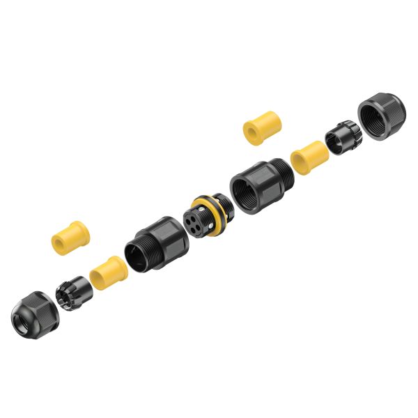 Kabelverbinder für außen, IP68, Muffe für 5 - 12mm Kabel-Durchmesser Saisonschlussverkauf