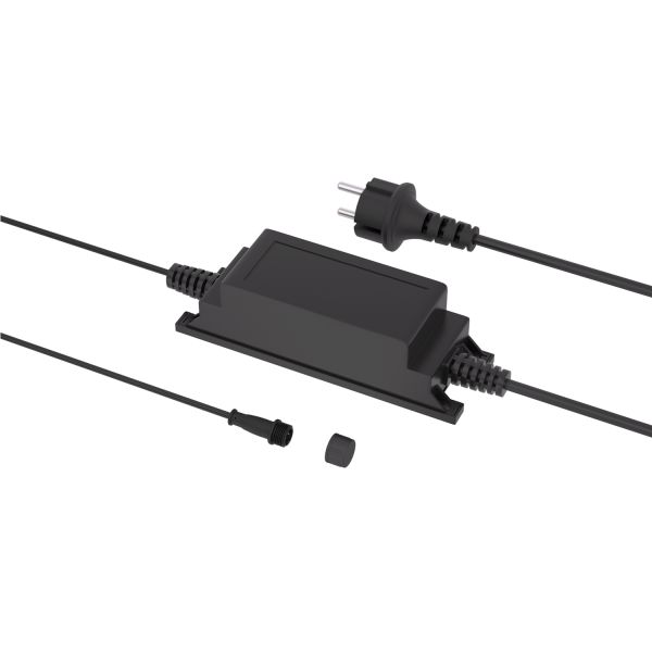 30W LED Netzteil für Stecksystem DOP, Stecker, 12V DC, schwarz, IP65 Cyber Monday