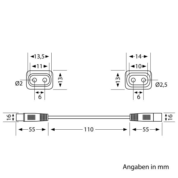 Durchleitungskabel für Stecksystem SPIDER, 0,2m, weiß Flash Sale