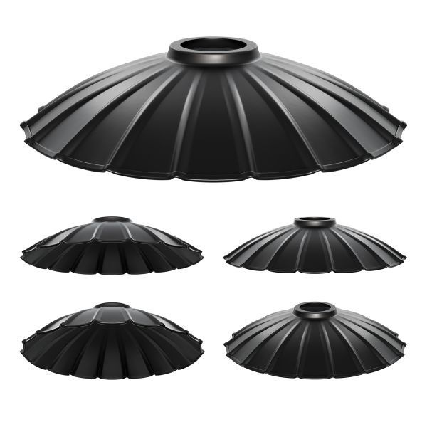 Lampenschirm, schwarz, 245mm Ø Kauf eins, bekomm eins gratis