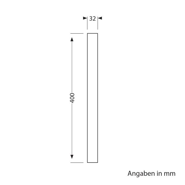 Distanzstück, für Garten-Erdspießleuchten, schwarz, 40cm, 32mm Ø Sonderangebote