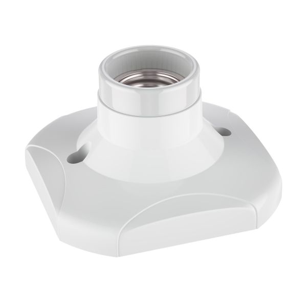 Deckenleuchte / Lampenfassung ELEKTRA, Kunststoff, Porzellan (Farbe, Leuchtmittel wählbar)