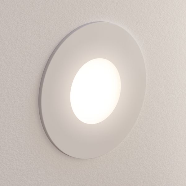 LED Treppenlicht / Wandeinbauleuchte FEX für innen und außen, rund, edelstahl, 85mm Ø (Farbe, Lichtfarbe wählbar) Super Rabatt