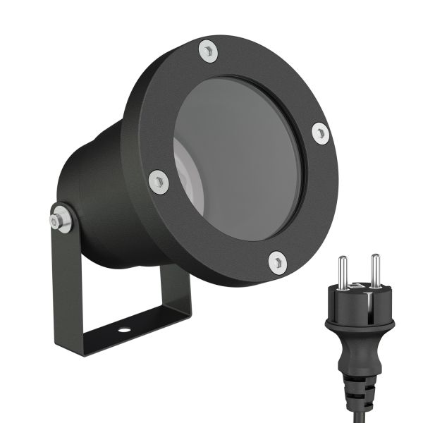 LED Gartenstrahler DUK für außen, Aluminium (Farbe, Leuchtmittel wählbar)