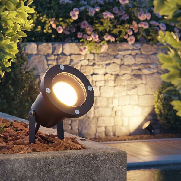 LED Gartenstrahler DUK für außen, Aluminium (Farbe, Leuchtmittel wählbar) Cyber Monday